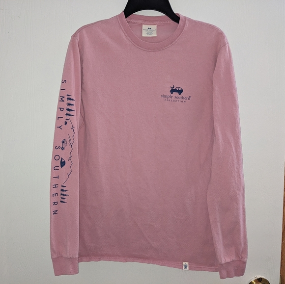 Simply Southern Adventure More, Worry Less long sleeve Women's Small - Picture 2 of 4